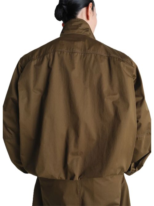 Lemaire GIACCONE MORBIDO PLISSETTATO IN RASO DI COTONE LEGGERO Lemaire | OW1236 LF1207GR950 BRONZE